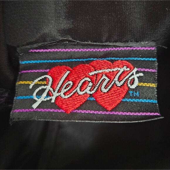 VTG Hearts - Black/Blue Sparkle 3 Piece Skirt Set - Skirt, Top, & Belt - Picture 9 of 9